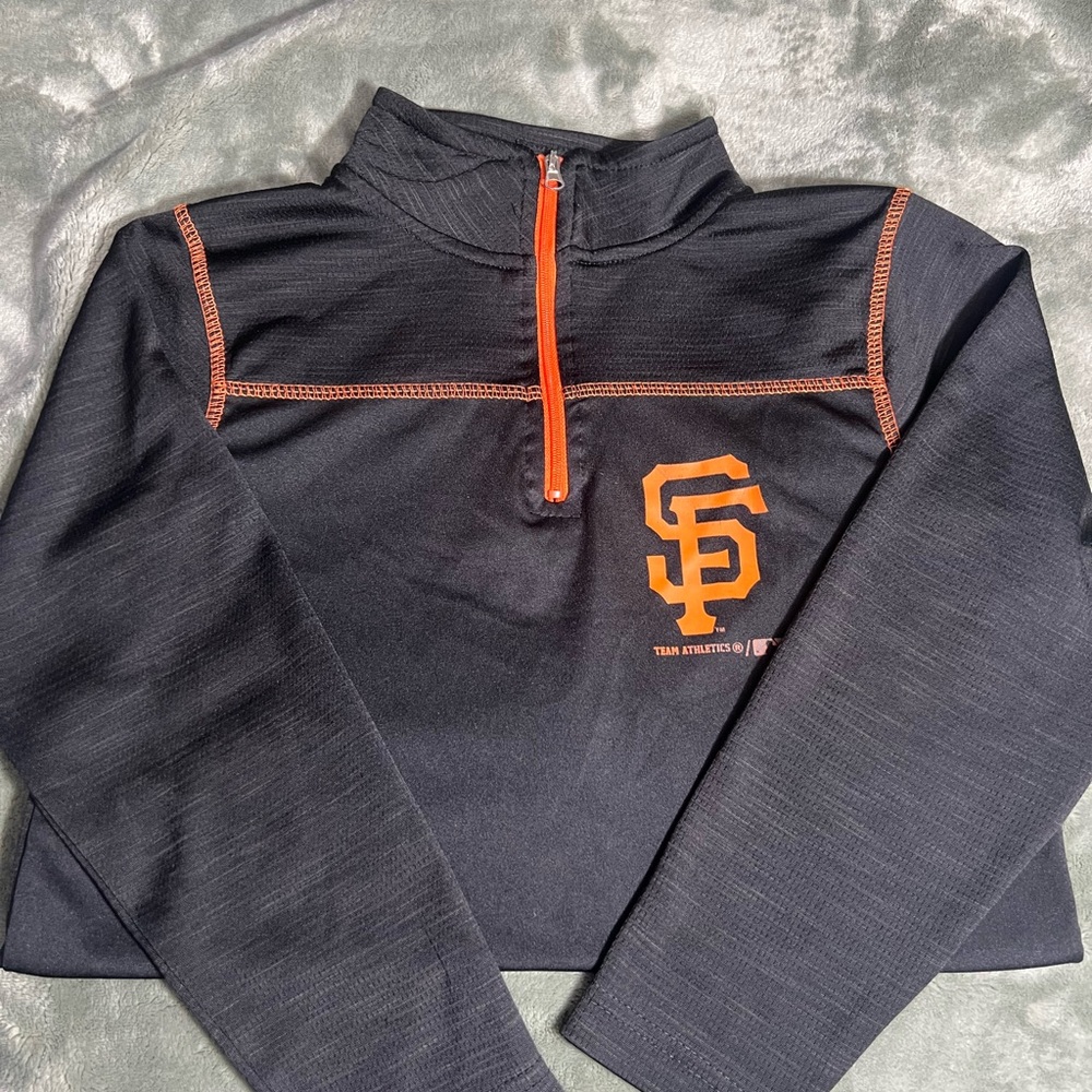 Kids Black and Orange SF Athletics Sweatshirt